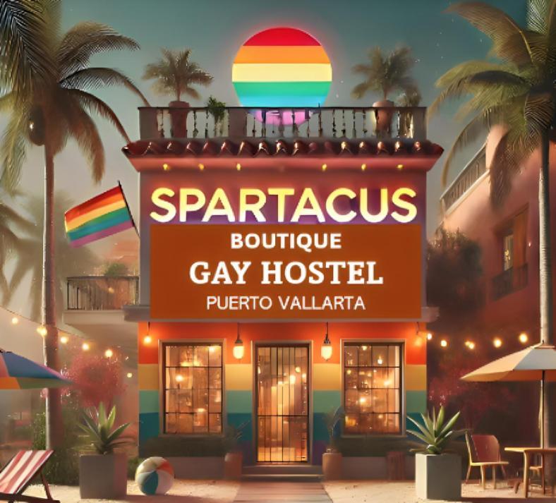 Spartacus Hostel Boutique For Men بويرتو فالارتا المظهر الخارجي الصورة